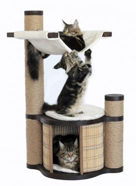 Домики-когтеточки для кошек