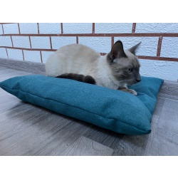 Подушка лежанка Barbaris для кошек Бирюза