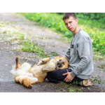 Юный пёс Митька, обученный у кинолога, в дар