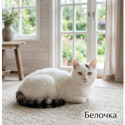 Кошка Белочка ищет дом